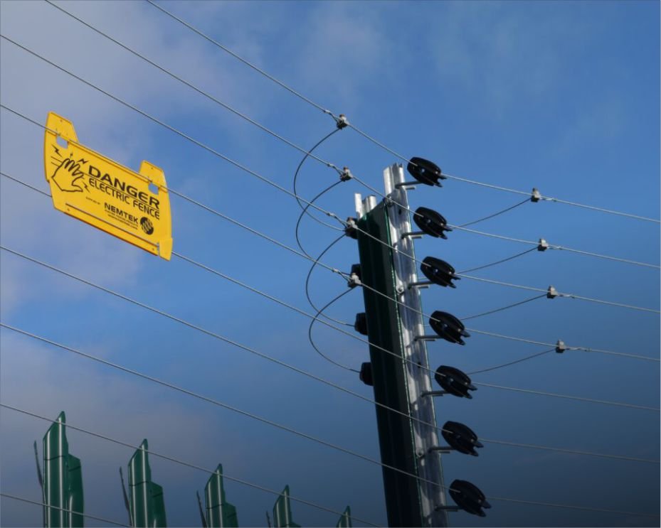 Electric fence installation